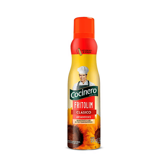 Aceite Aerosol o Spray Fritolim Clasico Cocinero 120ml