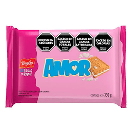 Pack 3 Galletitas Dulces Amor 330 Gramos