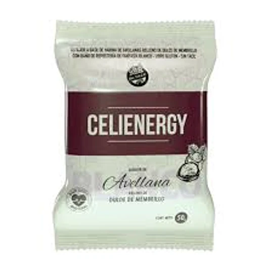 Alfajor Avellana Blanco Celienergy Sin Gluten