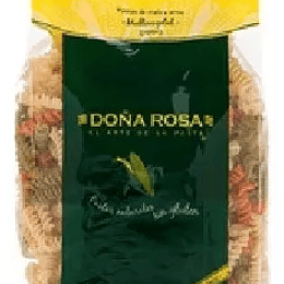 Fideos Fusilli o Espiral Multivegetales Doña Rosa 400 Gramos Sin Gluten