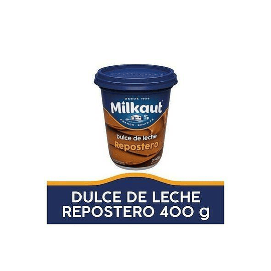 Dulce De Leche Repostero Milkaut 400 Gramos Sin Gluten