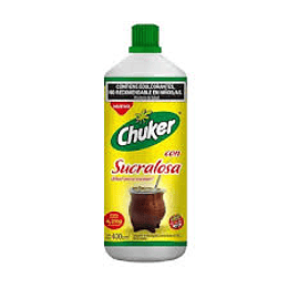 Edulcorante Liquido Chuker con Sucralosa Sin Gluten 400 CC.