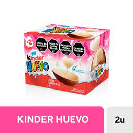 Caja 2 Huevos Pascua Kínder Sorpresa Niña Sin Gluten