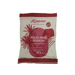 Polvo para Hornear Kapac Sin Gluten 200 Gramos