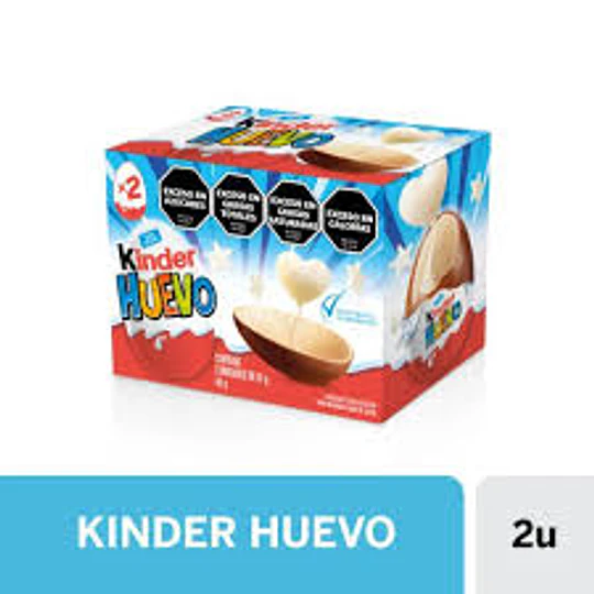 Caja 2 Huevo Kínder Niño Sin Gluten