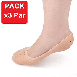 Pack 3 Pares Protector Pie Completo Silicona Hidratantes