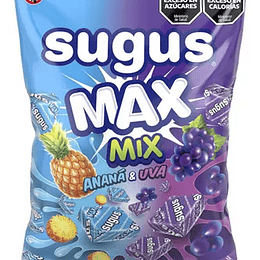 Bolsa Caramelo Sugus Max Mix Ananá & Uva Sin Gluten 750 Gramos