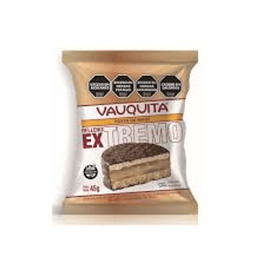 Alfajor de Arroz Vauquita Mani Extremo Sin Gluten 45 Gramos