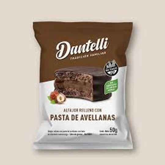 Alfajor Dantelli con Pasta de Avellanas Sin Gluten