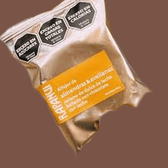 Alfajor Rapanui Dulce Leche Almendras Avellanas Bariloche 60 Gramos