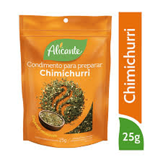 Aliño Chimichurri Alicante Sin Gluten 25 Gramos 