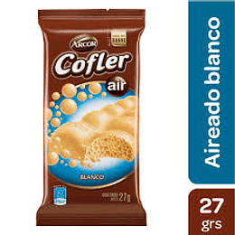 Chocolate Cofler Aireado Blanco 27 Gramos