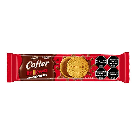 Galletitas Cofler Rellenas sabor Chocolate 85 Gramos