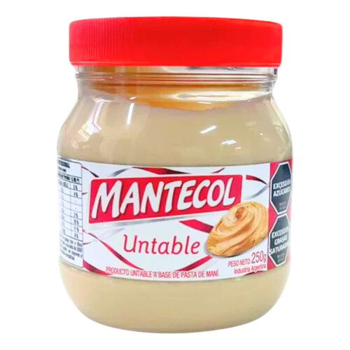 Mantecol Untable - Pasta Sabor Maní (frasco Con 250 Gramos)