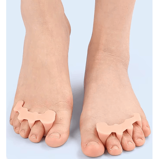 Separador de Silicona para 4 Dedos del Pie