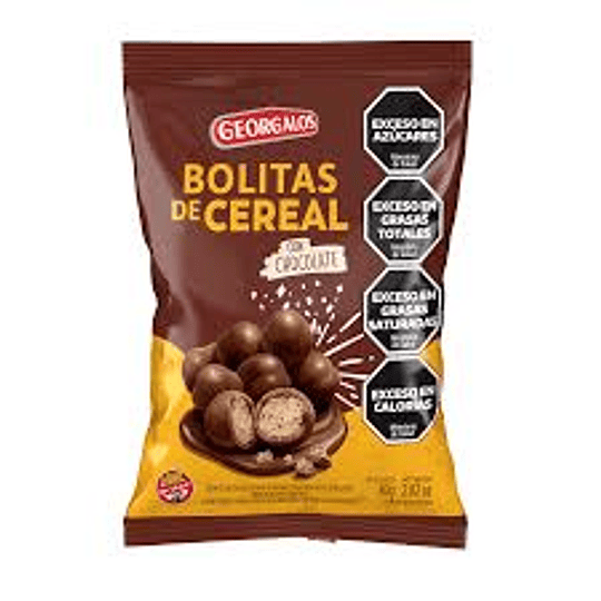 Bolitas de Cereal con Chocolate Sin Gluten