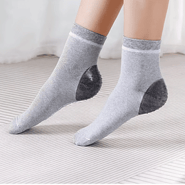 Par Calcetín Media Pantorrilla con Gel en el Talón 