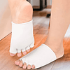 Par Calcetín Medio Pie con Dedos Abiertos
