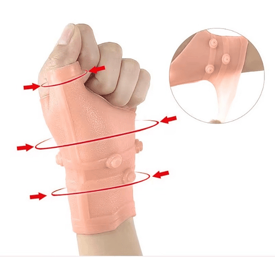 Muñequera de Terapia Magnetica con Soporte para Pulgar