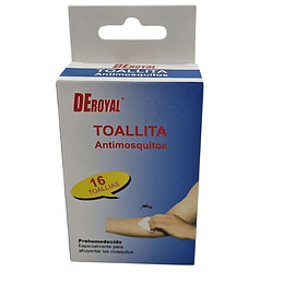 16 Toallitas Antimosquitos