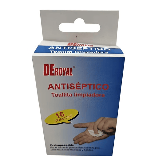 16 Toallitas Antisépticas