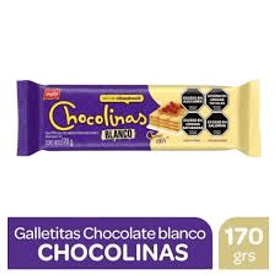 Galletas Chocolinas Blanco Argentinas 170 Gramos