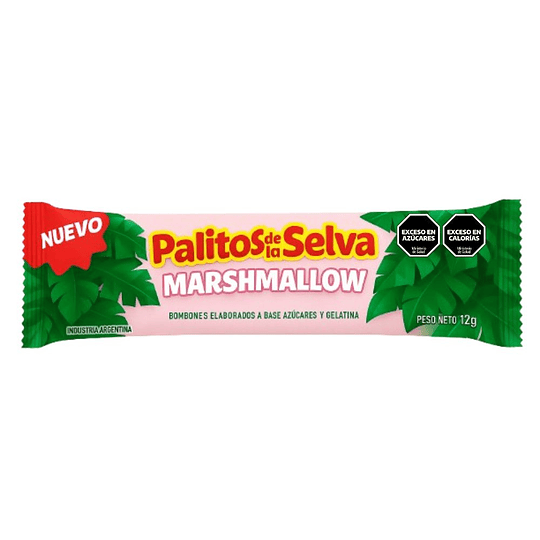 Palito De La Selva Marshmallow 12 Gramos
