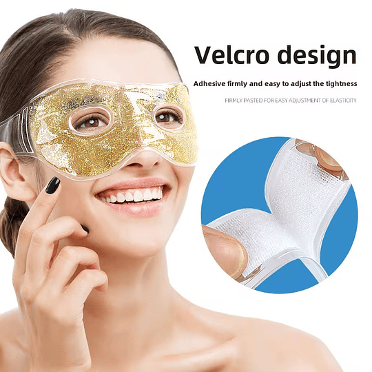 Antifaz de Gel Diseño con Brillos