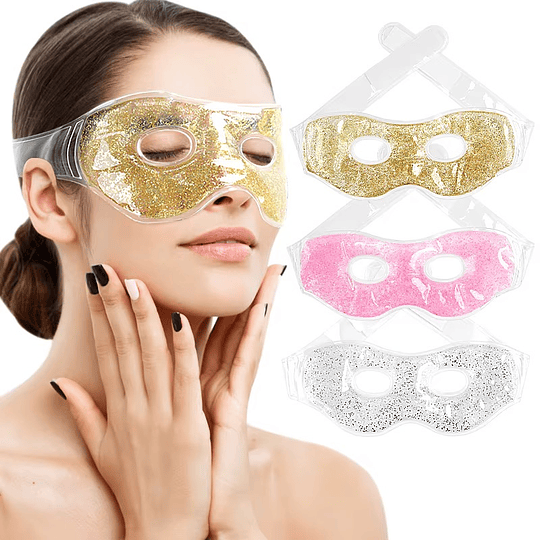 Antifaz de Gel Diseño con Brillos