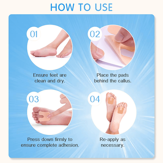 Parche Almohadillas para Callos en Forma de U