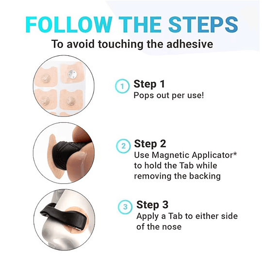 Tiras Nasales Magnéticas Antirronquidos