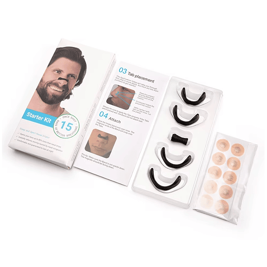 Tiras Nasales Magnéticas Antirronquidos