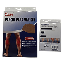 Set 10 Parches Alivio Varices De Las Piernas