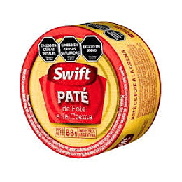 Pate De Foie A La Crema Swift 88 Gramos