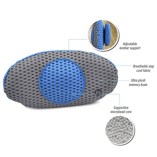 Almohada Lumbar con Relieve