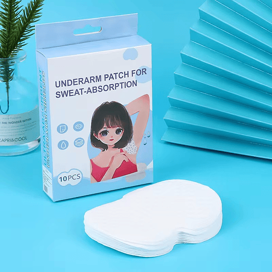 Pack 10 Parches Protectores para Axilas Unisex