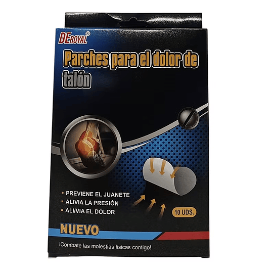 Set 10 Parches para el Dolor del Talon