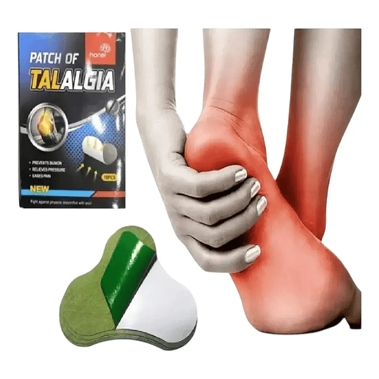 Set 10 Parches para el Dolor del Talon