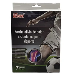 Set de 7 Parches para Alivio de Dolor Instantáneo para Deporte