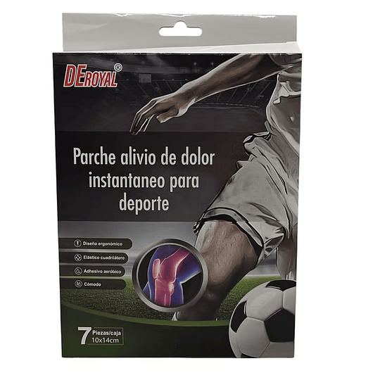 Set de 7 Parches para Alivio de Dolor Instantáneo para Deporte