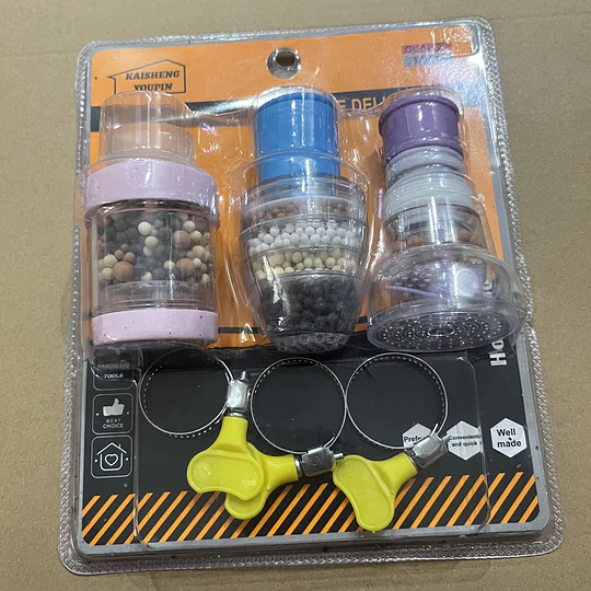 Set 3 Potenciadores y Purificador para Llave de Agua