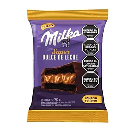 Alfajor Milka Super Dulce de Leche 70 Gramos