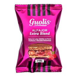 Alfajor Relleno Guolis Extra Blend 60 Gramos