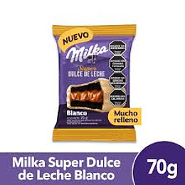 Alfajor Milka Super Dulce de Leche Blanco 70 Gramos