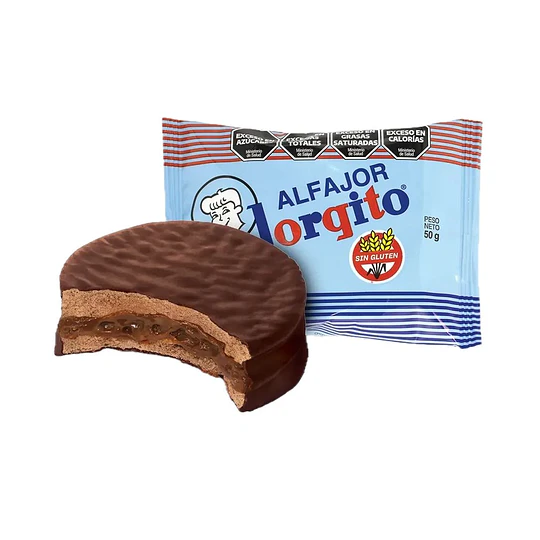 Nuevo Alfajor Jorgito Negro Sin Gluten