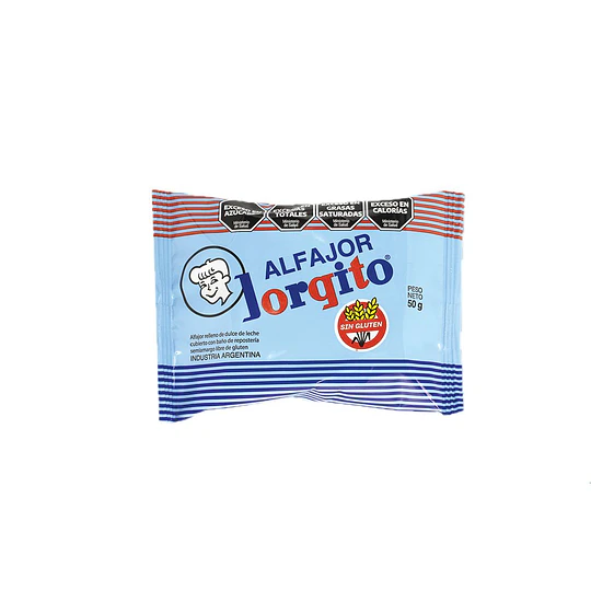 Nuevo Alfajor Jorgito Negro Sin Gluten