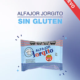 Nuevo Alfajor Jorgito Negro Sin Gluten