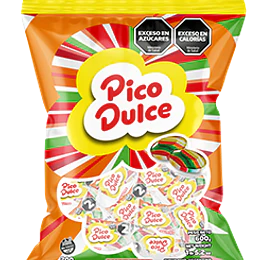 Pico Dulce Duro Sabor Frutal Sin Gluten 600 Gramos