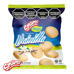 Galletas Polvorones Vainilla Smams Sin Gluten Veganas 120 Gramos
