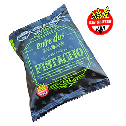 Alfajor Premium Black Edition Entre Dos Pistacho Sin Gluten